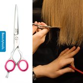 Beauty Tools TITANIUM LINE Ciseaux de coiffure allemands / cisailles pour droitiers - Coupe arc-en-ciel (5,5 pouces) - (RS-1402a)