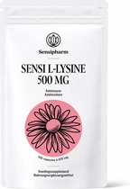 Sensipharm Sensi L-Lysine 500 mg 100 capsules - L-Lysine Ondersteunt de Weerstand en Versterkt het Immuunsysteem