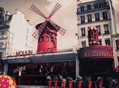 TOPMO- Moulin Rouge - 40X50CM- Diamond painting pakket - HQ Diamond Painting - VOLLEDIG dekkend - Diamant Schilderen - voor Volwassenen – ROND
