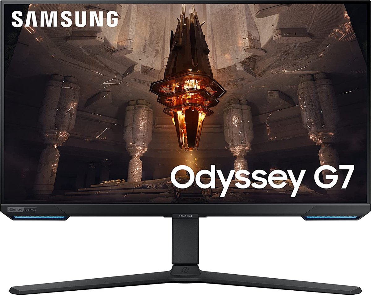 Samsung Odyssey G7 LS28BG702EPXEN - 4K IPS 144Hz Smart Gaming Monitor - 28 Inch