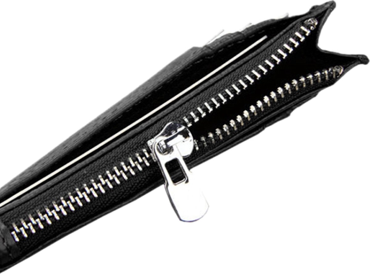 PU lederen paspoorthouder cover 15,9 x 10,9 cm met creditcardsleuf