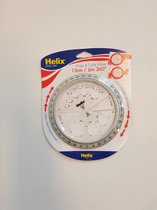 Helix - Hoek- en Cirkelmaker - 15 cm - 360 graden