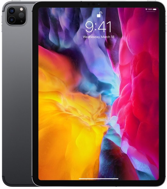 iPad Pro 11inch(2ge) Wi-Fi＋Cellular128GB Apple iPad Pro - 11 inch - 128GB - Wi-Fi + Cellular - MY2V2FD/A | bol