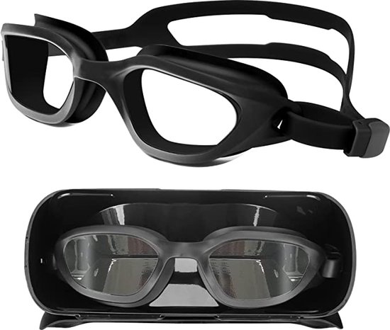 ZIONOR Gepolariseerd/Niet Gepolariseerd Zwembril voor Heren en Dames [Upgrade], G1 Zwembril met UV-bescherming, anti-condens, verstelbare riem, comfortabele professionele zwembrillen voor volwassenen