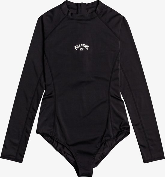 Billabong - One-piece UV-badpak voor vrouwen met lange mouwen - Tropic Bodysuit - UPF50+ - Zwart - maat L