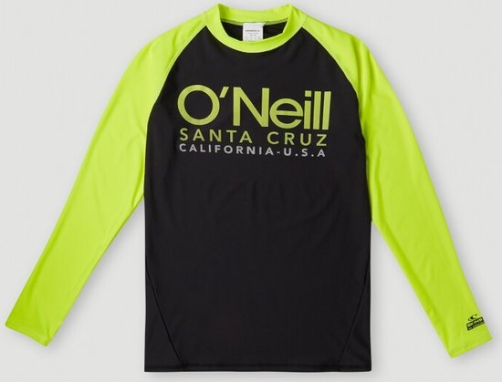 O'Neill - UV-Zwemshirt met lange mouwen voor jongens - UPF50+ - Cali Skin - Black Multi - maat 16 (163-170CM)