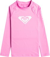Roxy - Rashguard UV pour filles - Whole Hearted - Manches longues - UPF50 - Cyclamen - Taille 104cm