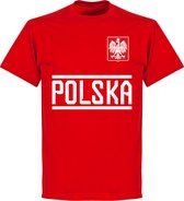 Polen Team T-Shirt - Rood - Kinderen - 152