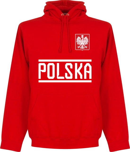Polen Team Hoodie - Rood