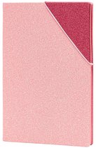 Papacasso Notitieboek A5 - Premium Hardcover Journal - Luxe Zuurvrij Papier - Elastiek Sluiting - Opbergvak - 256 Pagina's - Gelinieerd - Roze