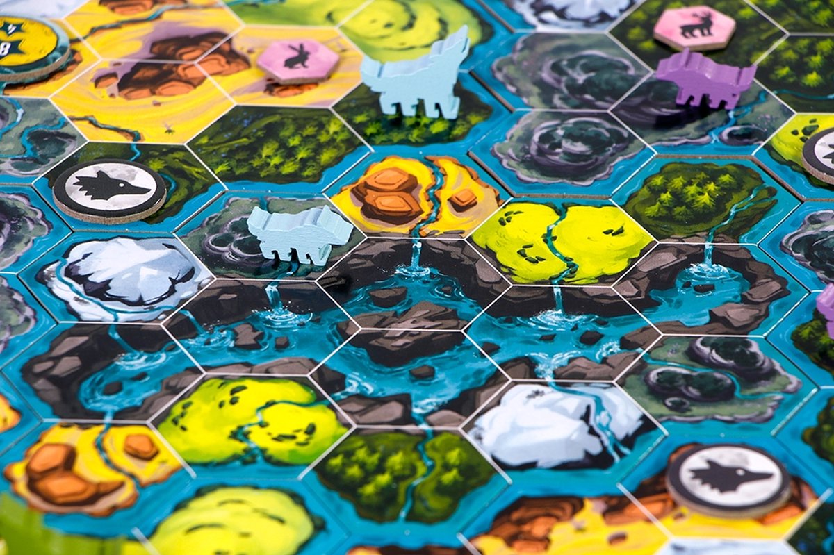 999 Games - Wolven - leid je eigen roedel wolven - Bordspel - - Winnaar Speelgoed van het Jaar - Gezelschapsspel - Strategiespel — afbeelding 11