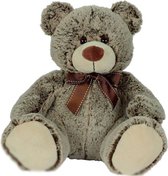 Teddybeer Pluche Knuffel Bruin met Bruine Strik 32 cm [Bear Plush Toy | Speelgoed Knuffeldier Knuffelbeest voor kinderen jongens meisjes | Knuffelbeer Teddybeer Teddy Beer Knuffeltje]