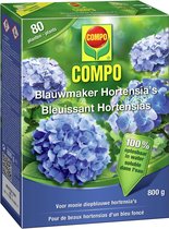 COMPO Blauwmaker Hortensia's - 100% oplosbaar in water - voor mooie, diepblauwe hortensia's - doos 800 g