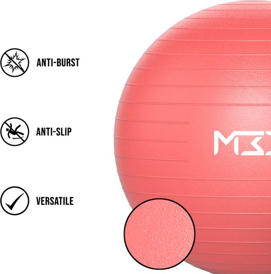 Ballon De Gym Anti-Éclatement 55-85cm SLIM PANDA - Pour Yoga, Pilates, Grossesse Et Thérapie