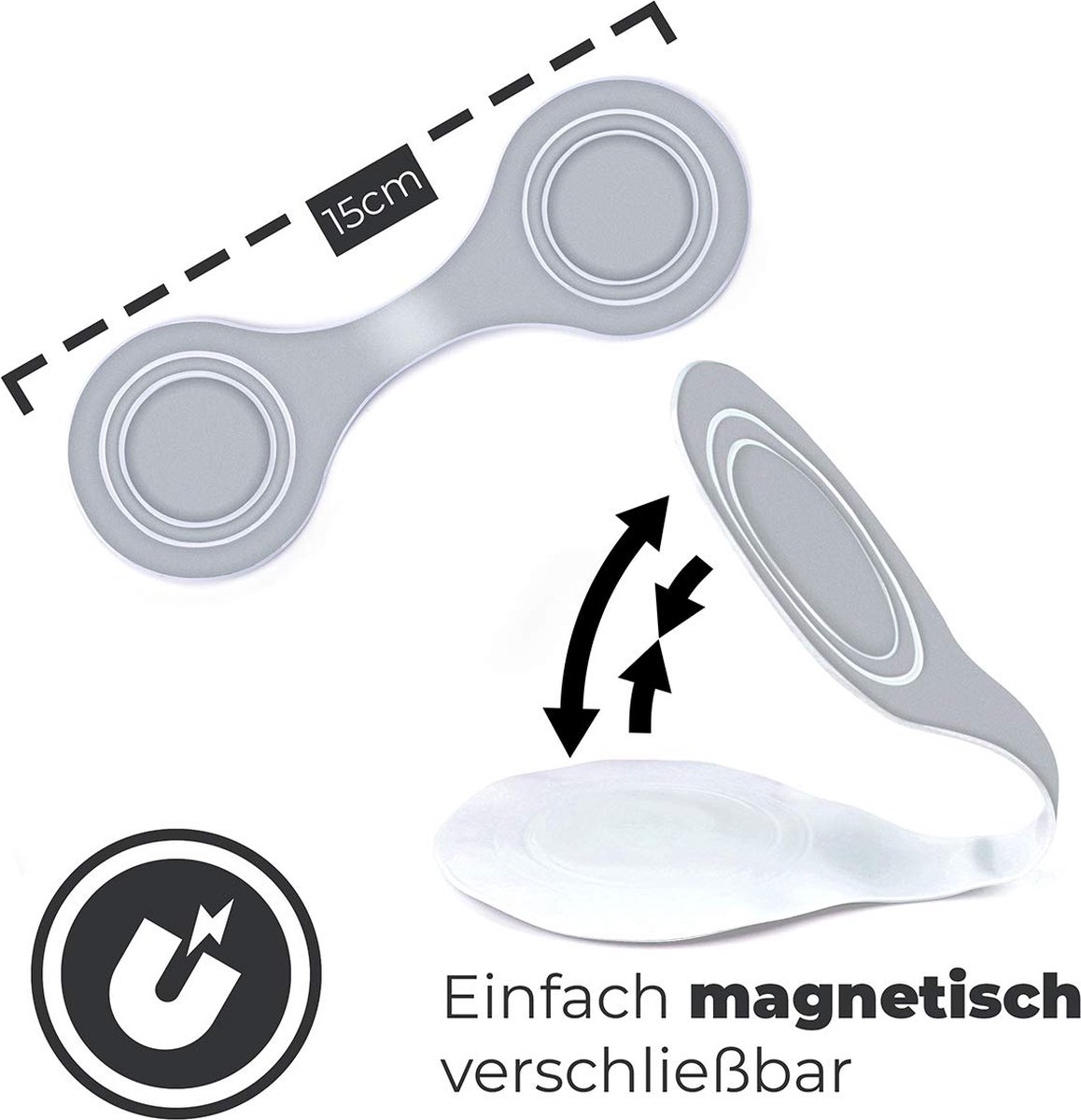 4 X Réflecteurs Magnétiques - Réflecteurs Clip Pendentif Pour