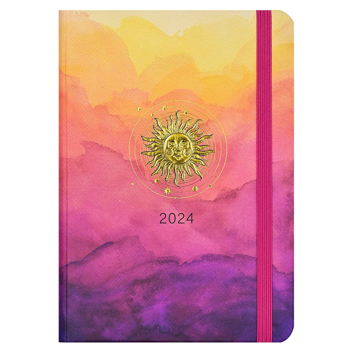 Peter Pauper compact diary 2024 - 16 maands - Soleil - 12,7x17,8 cm