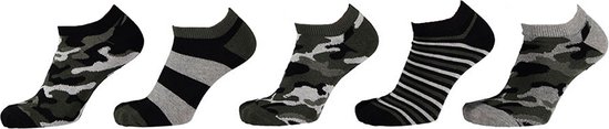 IN ControL 5pack sneakersocks ARMY