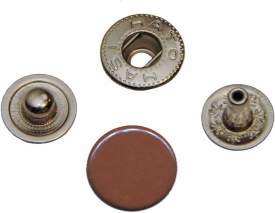 Inslag Drukknopen Rvs Bruin Type VF5 Metaal 12 Mm Inslagdrukkers inslag-drukknopen-rvs-bruin-type-vf5-metaal-12-mm-inslagdrukkers