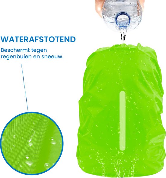YONO Regenhoes Backpack Waterdicht - Reflecterende Rugzak Vliegtuig - tot |