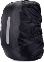 YONO Regenhoes Rugzak Waterdicht - Reflecterende Backpack Hoes - 30 tot 40 Liter - Zwart - M