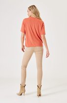 GARCIA Dames T-shirt Oranje - Maat XL
