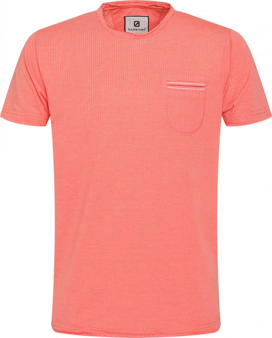 Gabbiano - Heren Shirt - 153551 - 478 Fresh Coral