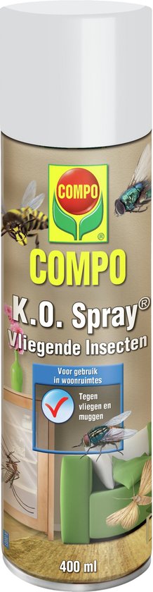 Compo KO Spray insecticide anti-insectes volants 400ml
