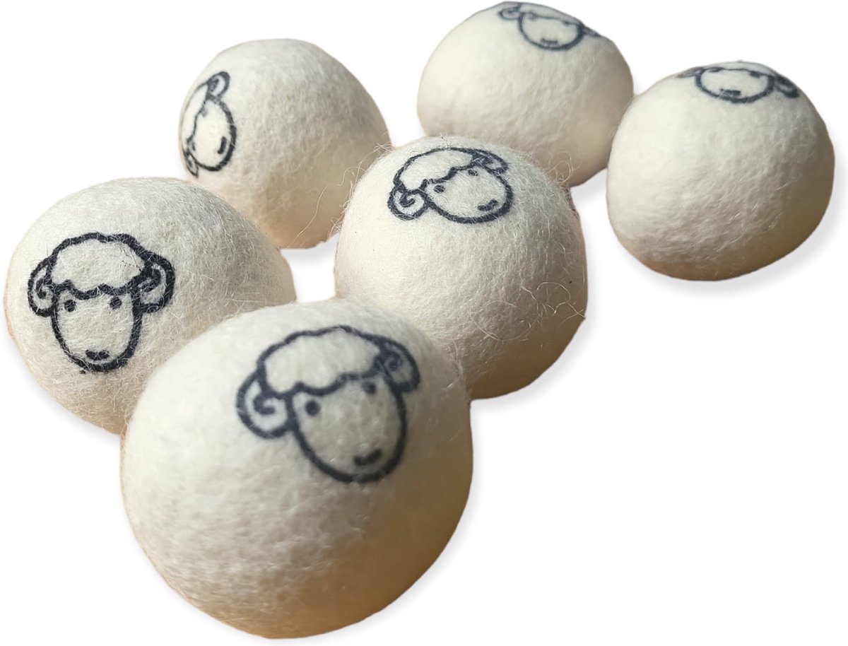 Goedkoopste Horend Goed Wasdroger ballen van wol 6 stuks