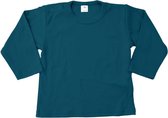 Baby t-shirt lange mouw petrol maat 80