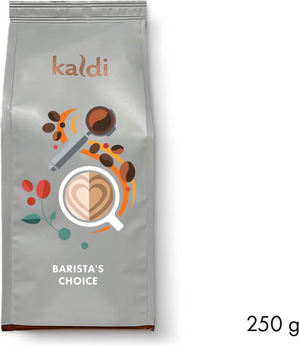 Goedkoopste Kaldi Barista's Choice - Koffiebonen 250 gram - Arabica bonen - Sterkte 6 - Stevige koffie met kruidige tonen