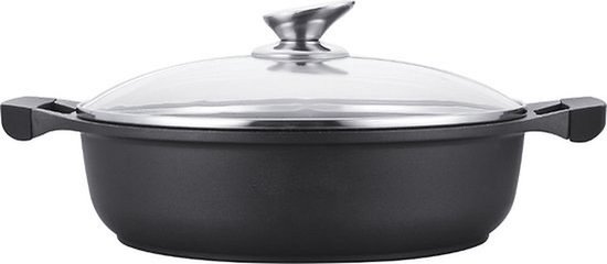 Le Creuset Signature Campagnard Braadpan, 30cm oranjerood kopen