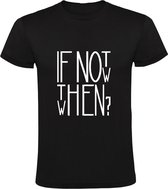 If Not Then Heren T-shirt | Woordspeling | Engels | Taal