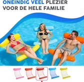 Hamac d'eau - Rs & k Water Toys - Hamac gonflable - Piscine - Pieds gonflables et oreiller - Lit pneumatique pour piscine - Rouge