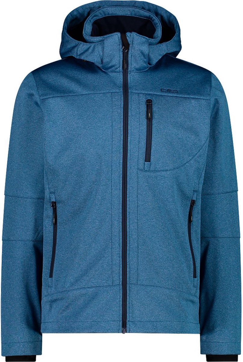 CMP Zip Hood 3A01787N-M Jasje Heren Bluestone Melange Blauw