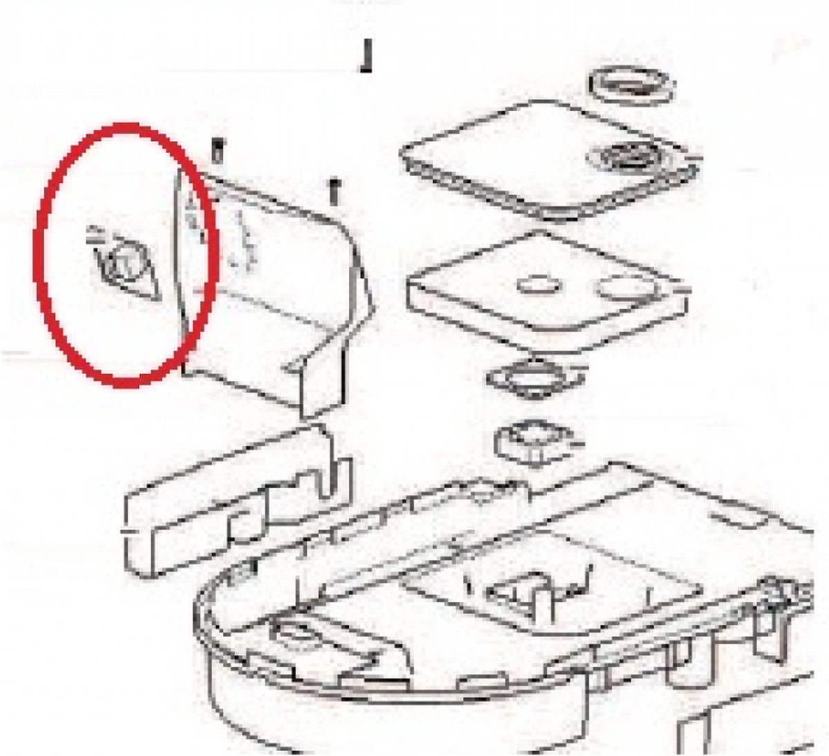 Reed switch single level