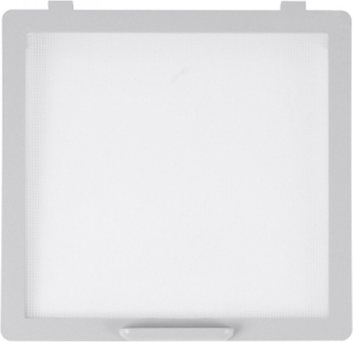 MPK Vliegenhor Scharnier Buitenzijde 28x28cm Wit