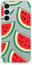 Smartphone hoesje Geschikt voor Samsung Galaxy A54 Telefoonhoesje met tekst met transparante rand Watermelons