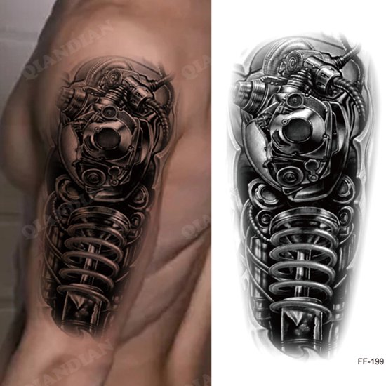 Robotic Hand Armor Biomechanical tattoo sleeve - Best Tattoo Ideas Gallery