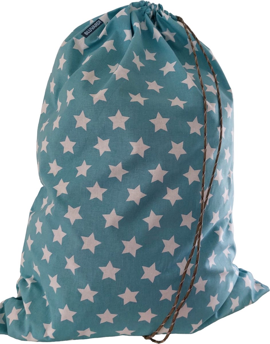 Goedkoopste Bluvardi Katoenen waszak -Heavy Duty XXXL- met trekkoord - Stars