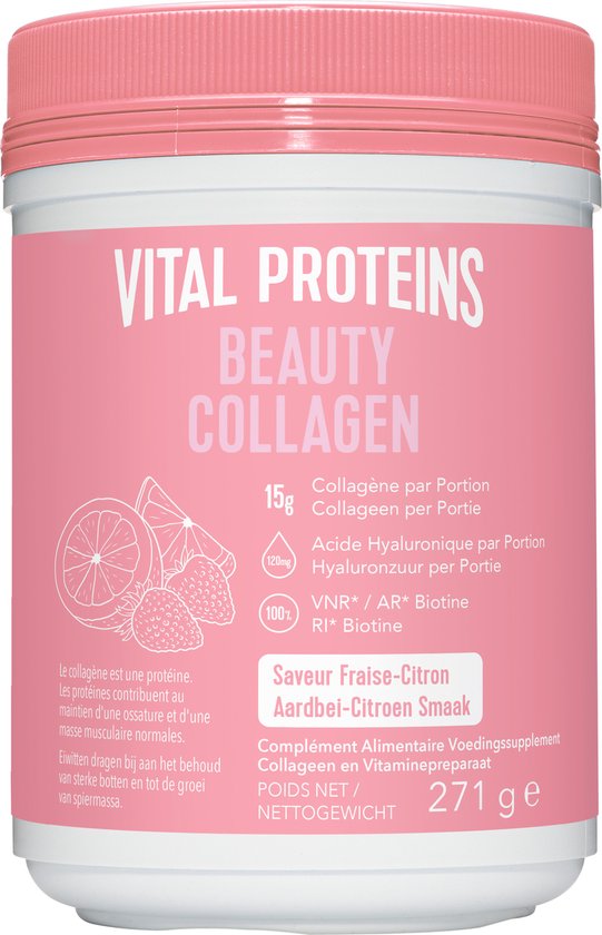 Vital Proteins Beauty Collagen Strawberry and Lemon