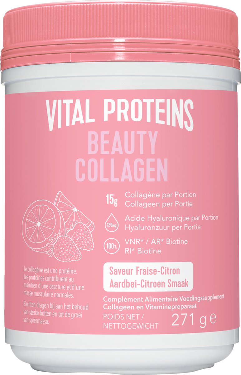 5. Vital Proteins Beauty Collagen Strawberry-Lemon