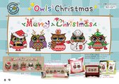 BORDUURPAKKET OWLS' CHRISTMAS - SODA STITCH - Compleet pakket met telpatroon