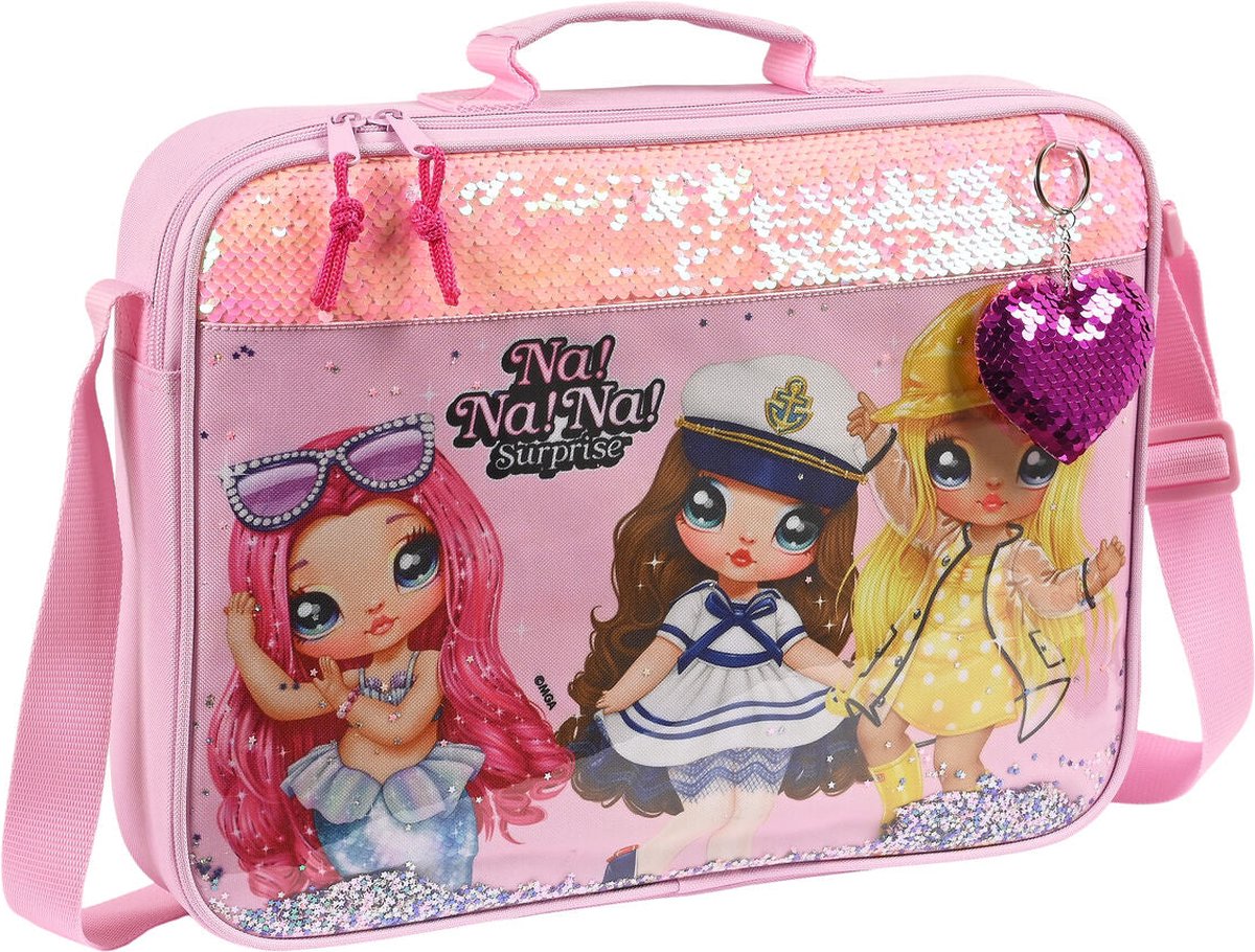 37651235 COLLEZIONE MULTILINE Tracolla Scuola, Viola, 38 X 28 - 8