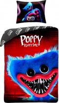 Poppy Playtime Housse de couette Huggy Wuggy - Seul - 140 x 200 cm - Katoen