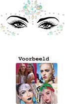 Akyol - Gezichtsjuwelen – gezichtsteentjes - gezicht glitters - body glitter – carnaval- plak diamantjes- diamantjes voor gezicht - bohemian feest - bohemian – festival – gezichtsdecoratie – feest – decoratie - glitter body - glitters gez