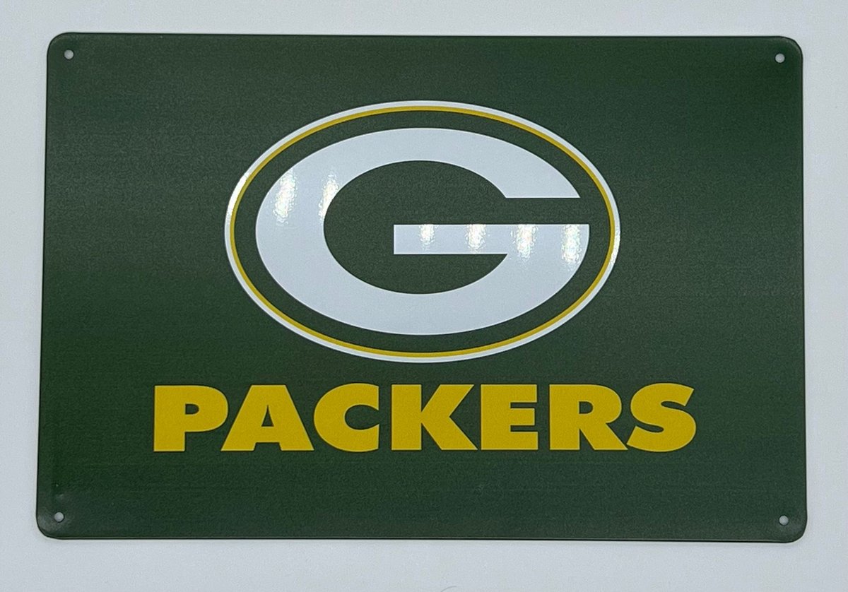 USArticlesEU - Metalen kentekenplaat -Green Bay Packers - American Football - Gridiron - NFL - license plate - decor - muurplaat - americana