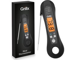 Grillx Vleesthermometer - BBQ Thermometer Digitaal - Keukenthermometer Draadloos - Kernthermometer - Voedselthermometer - Kamado