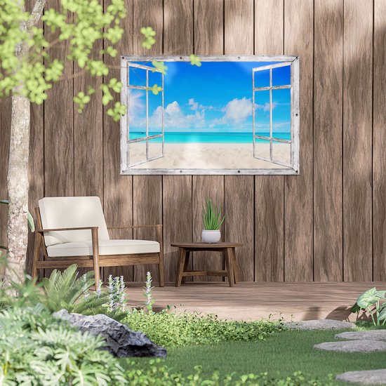 Spatscherm keuken - Doorkijk - Strand - Zee - Zand - Water - Helmgras - Duinen - Bestel nu