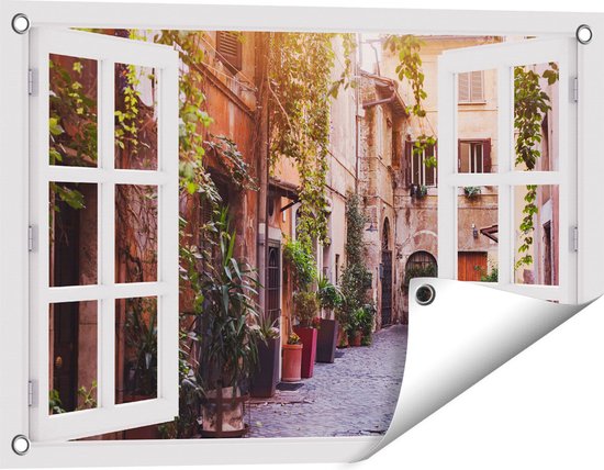 Tableau Déco Mural Femme – Impression Sur Toile Fleurs Et Plantes Vertes Rouge, 90x60 Cm, Pour Salon, Bureau Ou Salle De Bain - 9