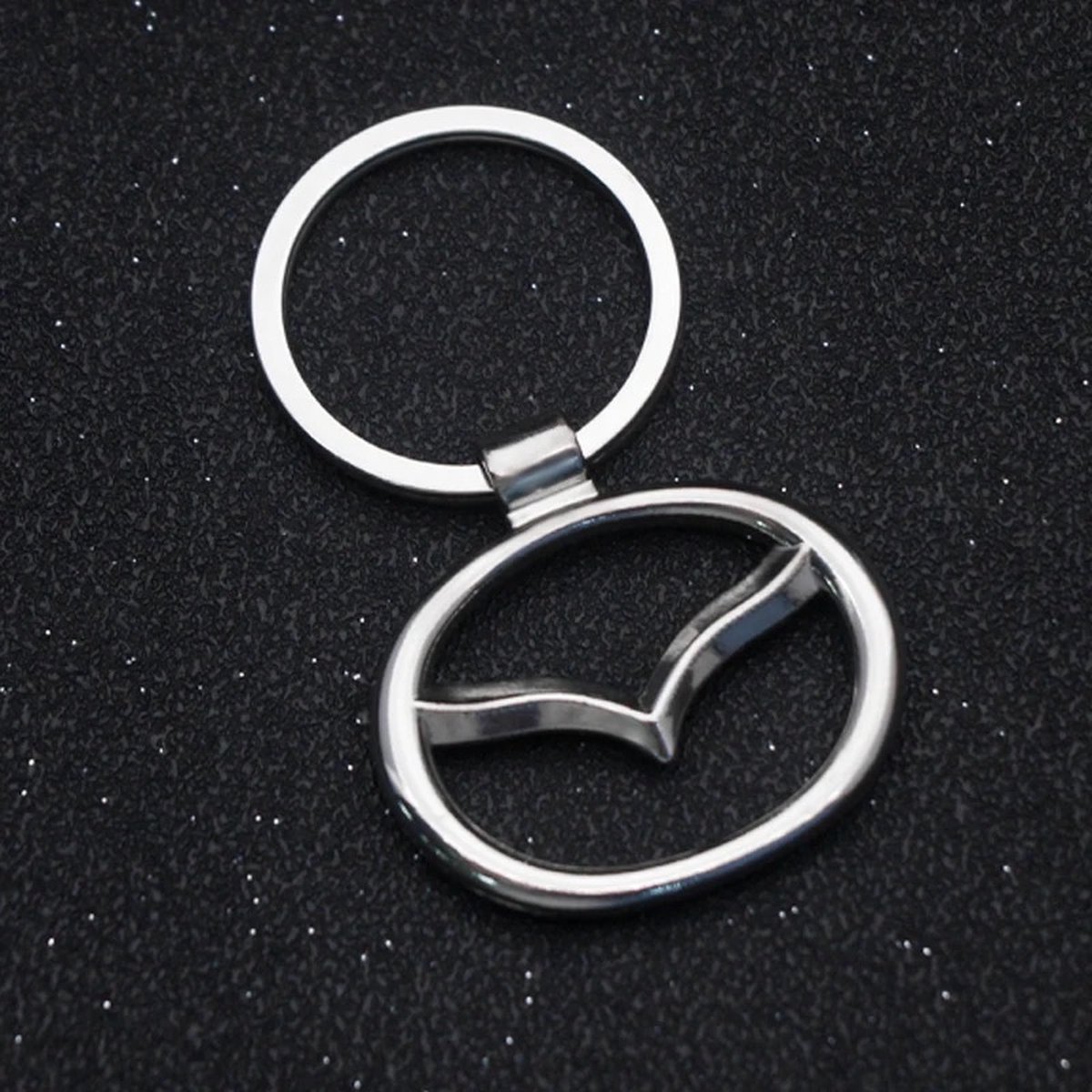 TOMALL Sleutelhanger Cover Voor Mazda 2020-2025 Modellen - TPU Beschermhoes Met Sleutelring En Leren Lanyard